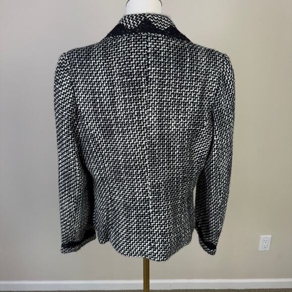 Emma James Tweed Button Up Workwear Blazer US Women's 12 - Picture 2 of 6